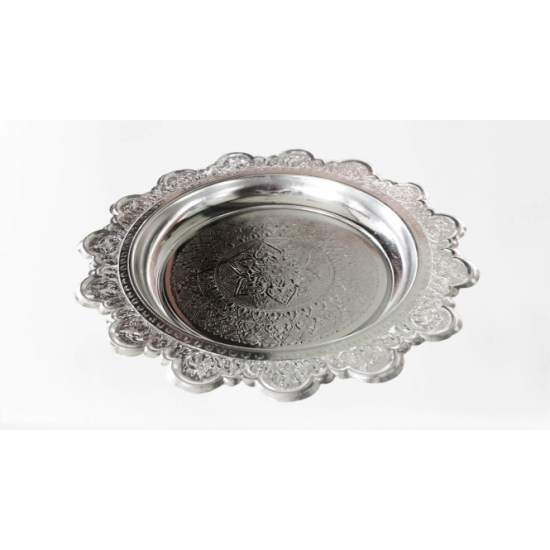 ถาดกลมอลูมิเนียมลายไทย ถาดกลมอลูมิเนียมลายไทย