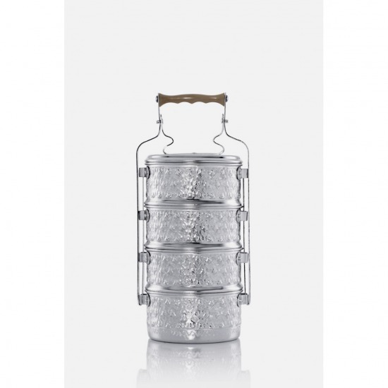 ปิ่นโตอลูมิเนียมลายไทย - Basketbrand Thailand